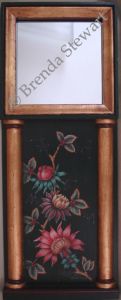 Floral Column Mirror