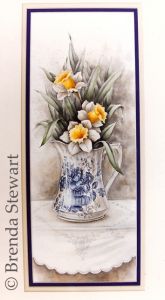 Flow Blue & Daffodil Watercolor