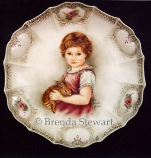 Rebecca & Rosebud Plate