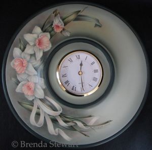Romance Narcissus Clock