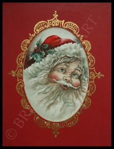 Santa with Gold Borders E-Tutorial